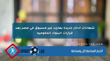 شهادات ادخار جديدة بعائد غير مسبوق في مصر بعد قرارات البنوك الحكومية
